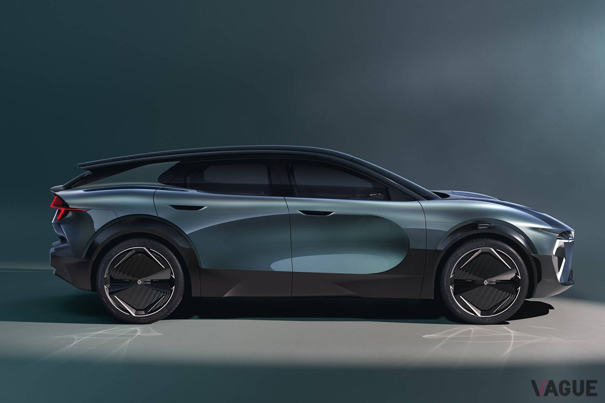 10月14日から始まるパリ国際モーターショー2024で世界初公開される予定のコンセプトカー、ルノー「エンブレム」