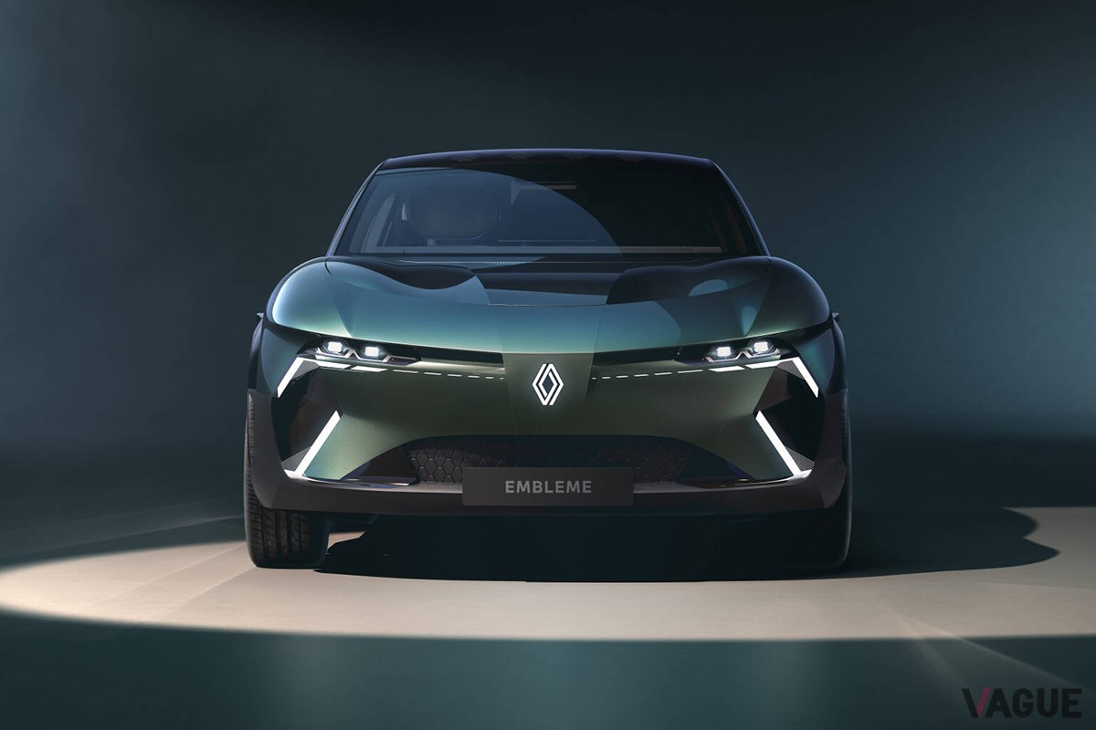 10月14日から始まるパリ国際モーターショー2024で世界初公開される予定のコンセプトカー、ルノー「エンブレム」