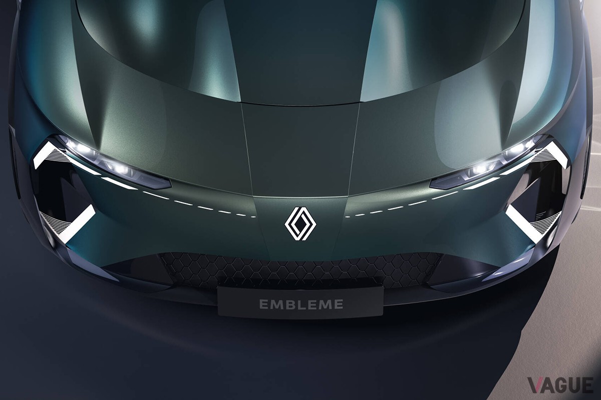 10月14日から始まるパリ国際モーターショー2024で世界初公開される予定のコンセプトカー、ルノー「エンブレム」