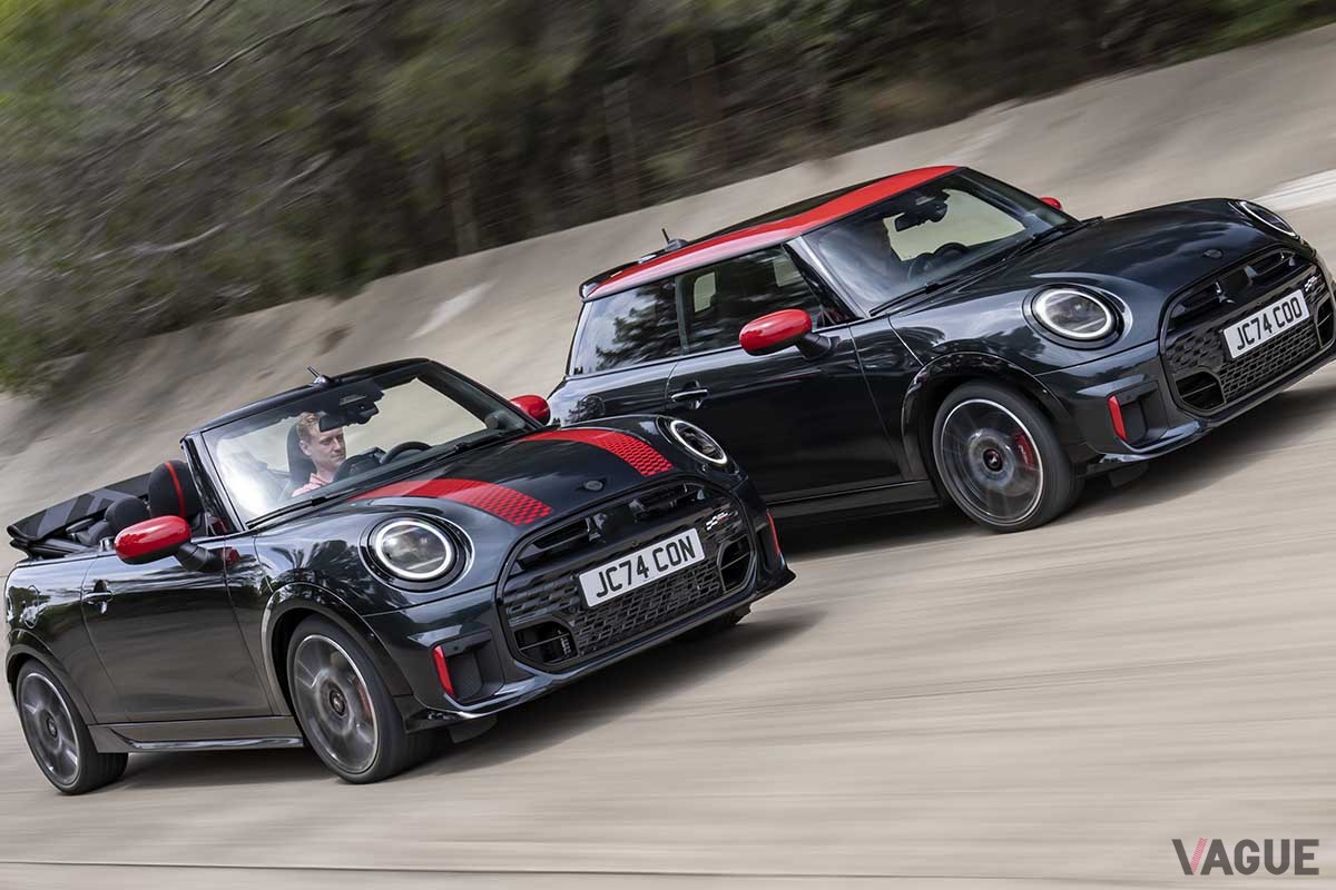 世界初公開された新型「ミニJCW」と「ミニJCWコンバーチブル」