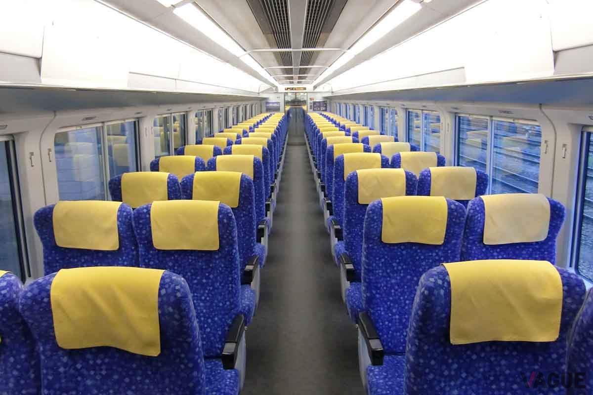 特急「鎌倉」に使用されるE653系の座席