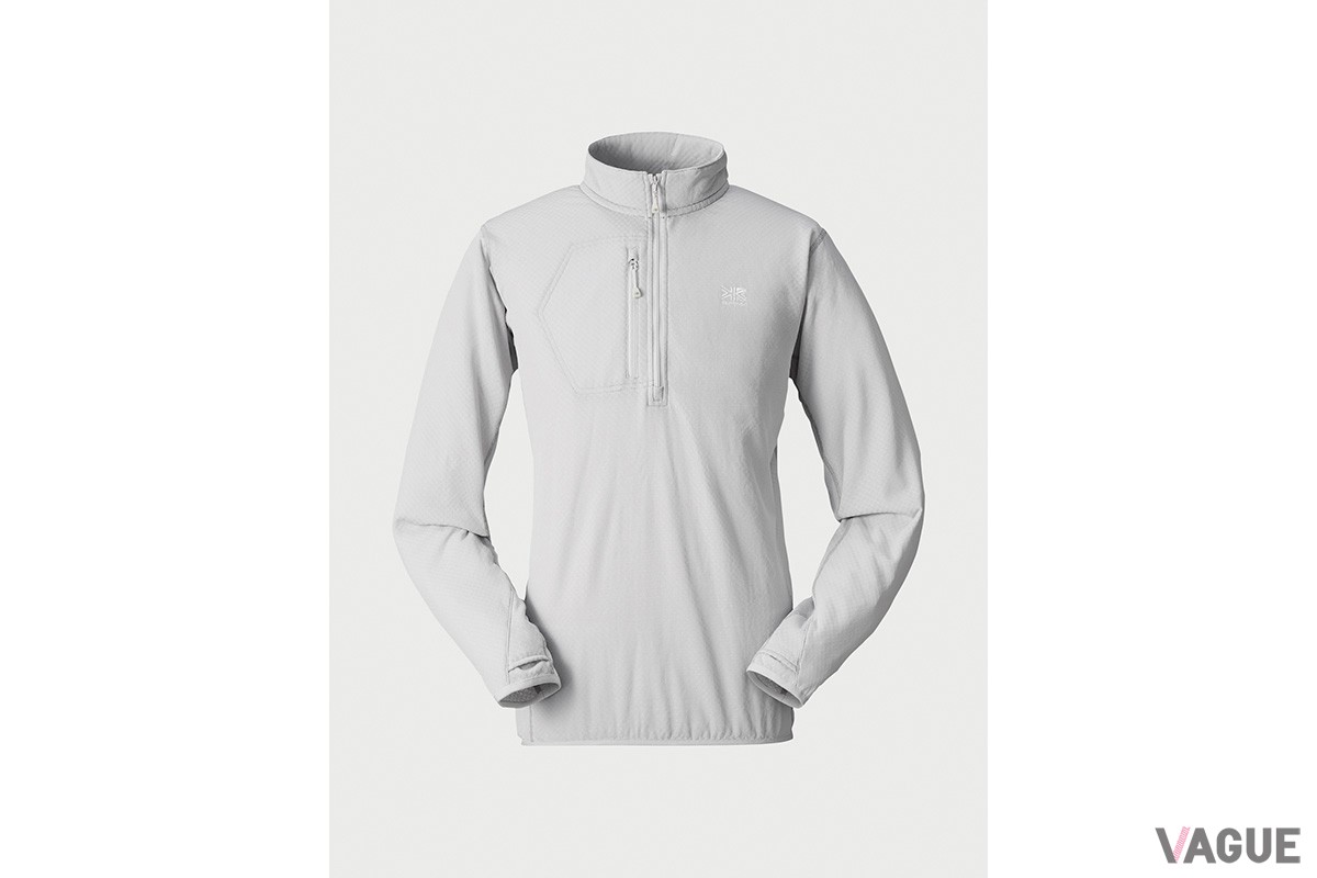カリマー「thermal half-zip」