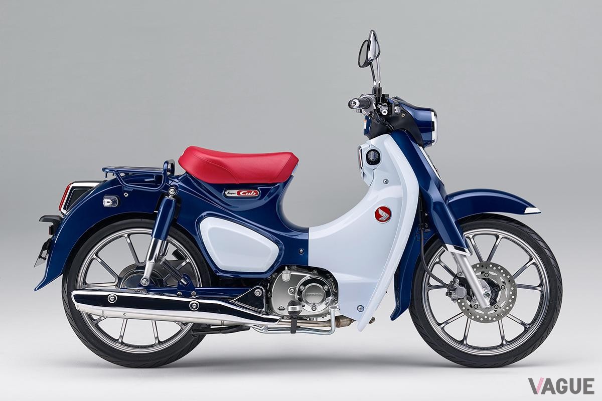 2018年6月に発売されたホンダ「スーパーカブC125」。1958年登場の初代スーパーカブをオマージュしたモデルだ