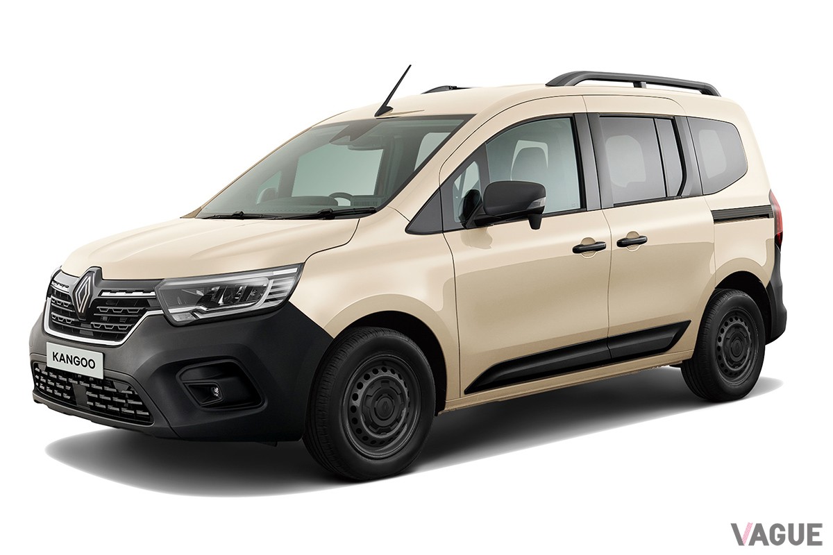 ルノーの限定車「カングー・クルール ディーゼルMT」。ボディカラーはベージュ サハラ