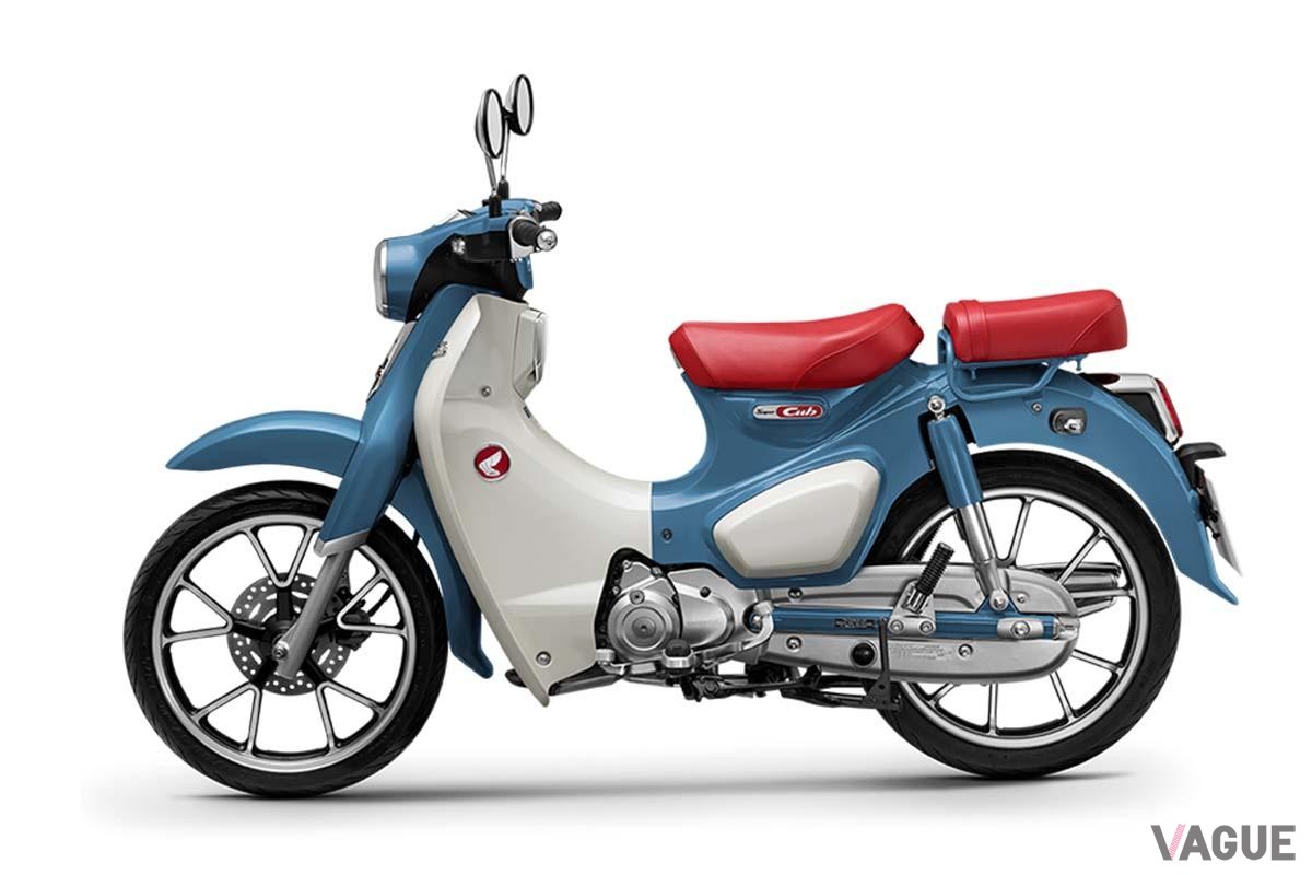 2018年6月に発売されたホンダ「スーパーカブC125」。1958年登場の初代スーパーカブをオマージュしたモデルだ