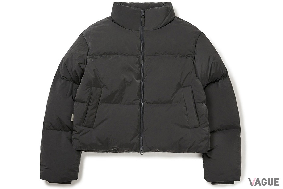 Bright Women‘s Semi-Cropped Heavy Down「チャコール」
