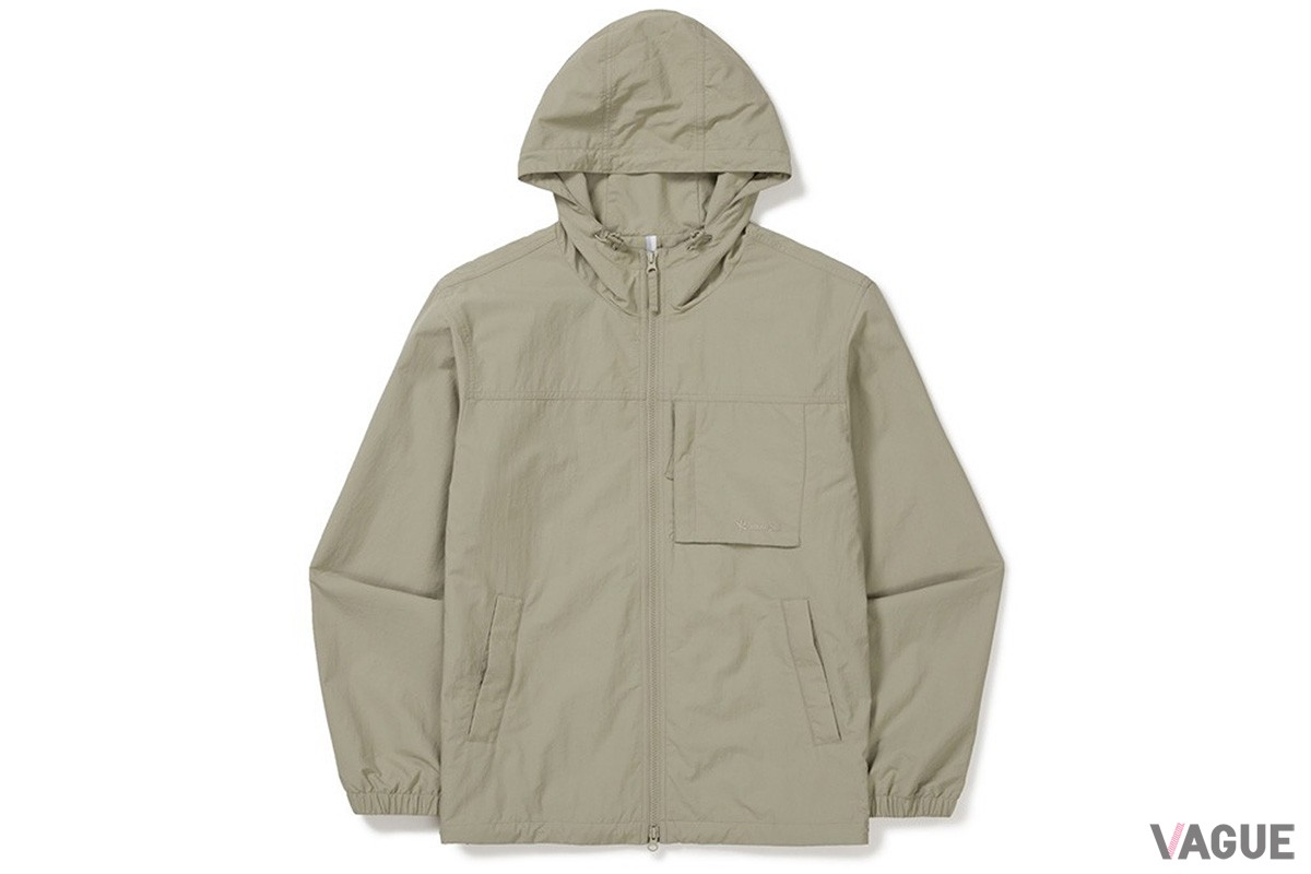 Cample Pocket Windbreaker「ベージュグレー」