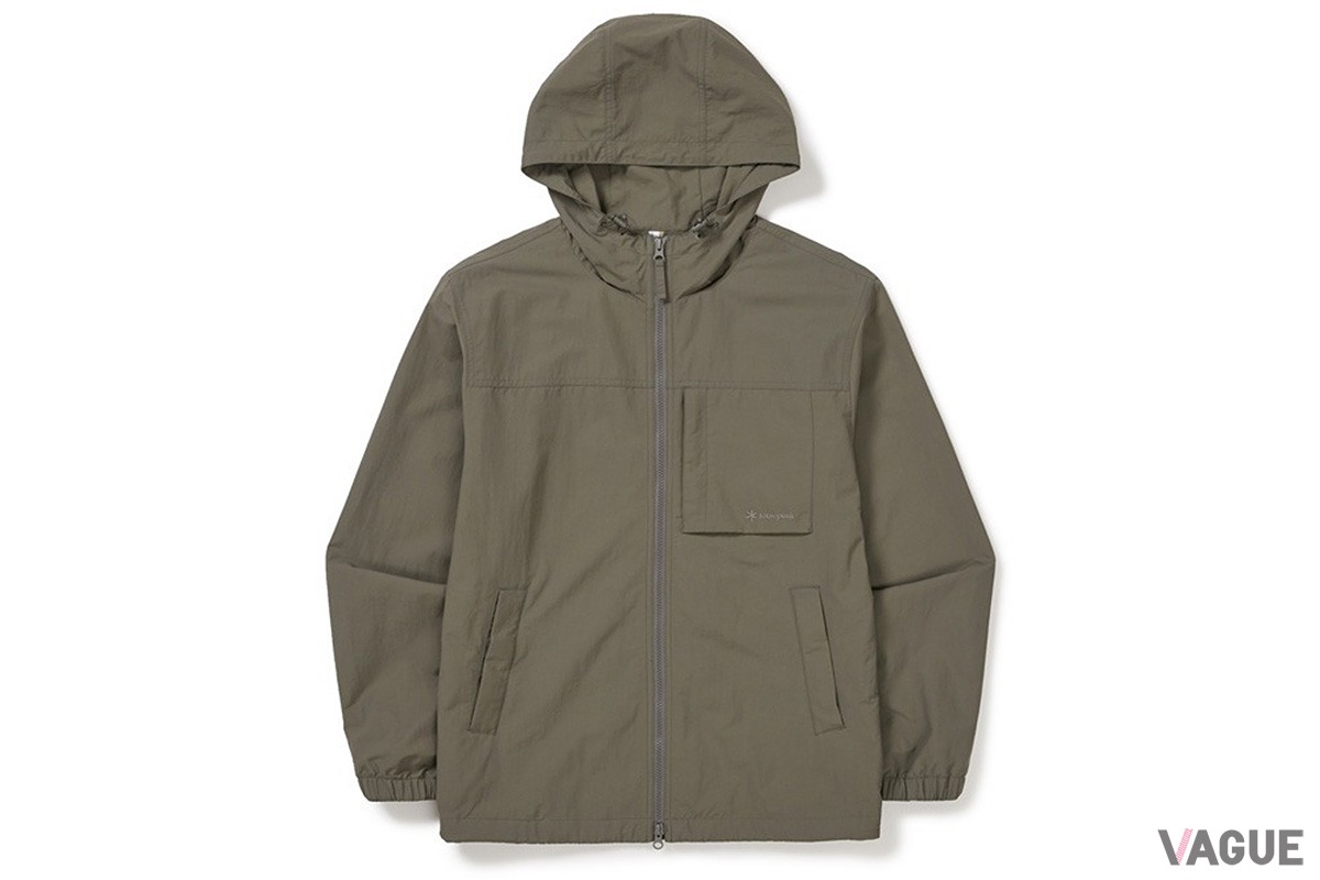 Cample Pocket Windbreaker「ダークカーキ」