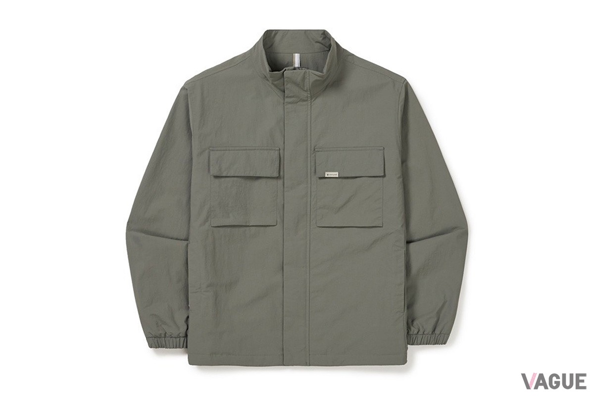 Cample Stand Neck Windbreaker「ダークグレー」
