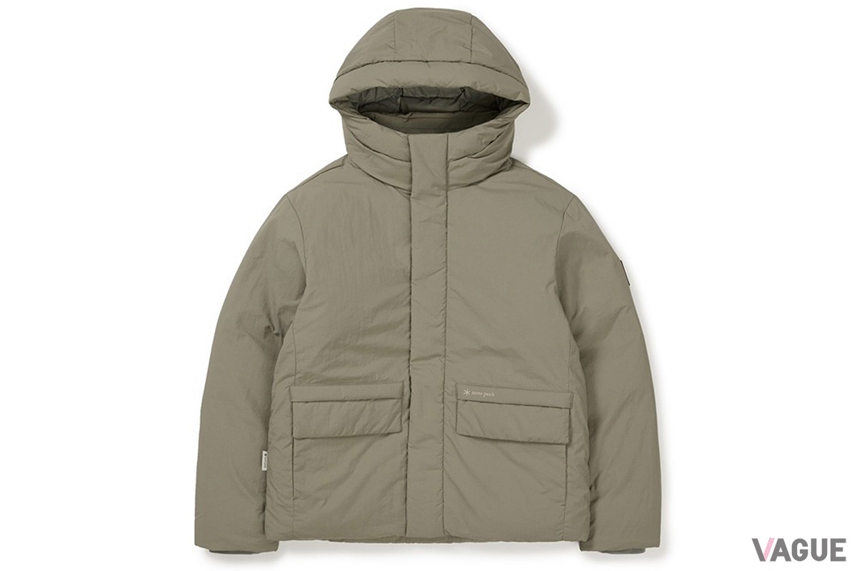 City Camper Hood Heavy Down Jacket「カーキグレー」