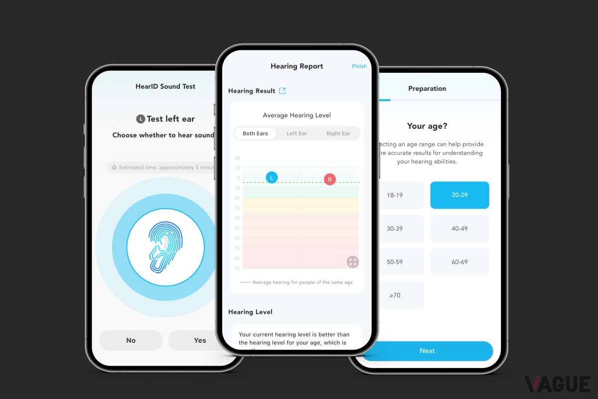 Soundcoreアプリによるカスタマイズ性もポイント。「HearID」では特定の周波数帯域における聞き取りやすさを測定し、ユーザーに合った音質を自動調整