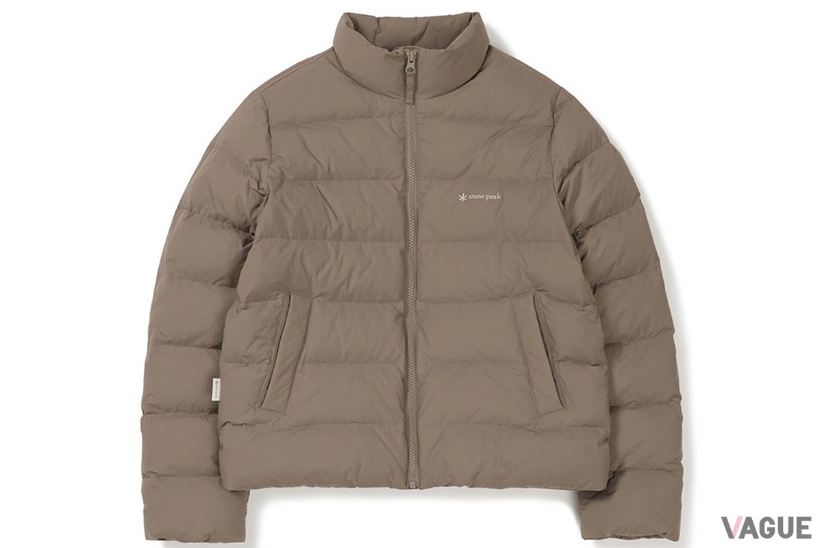 Stand Neck Women‘s Lightweight Down「ココア」