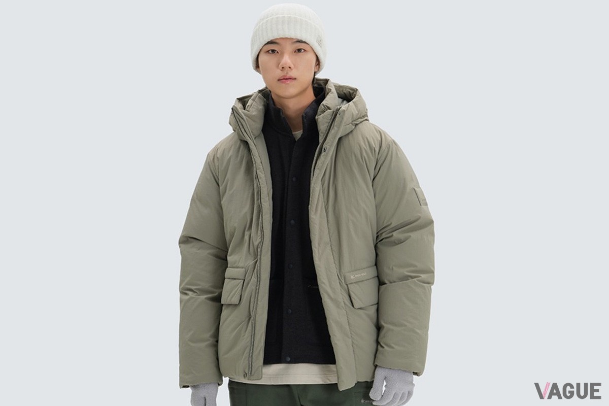 City Camper Hood Heavy Down Jacket「カーキグレー」