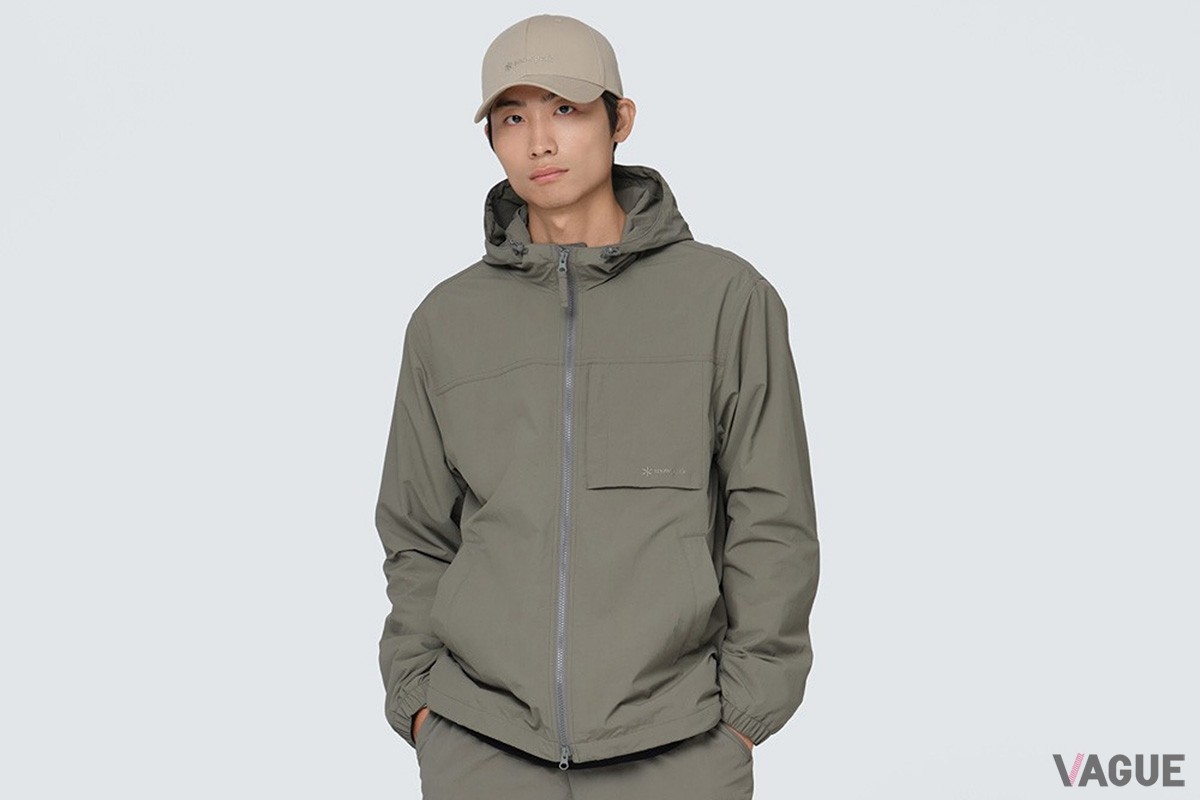 Cample Pocket Windbreaker「ダークカーキ」