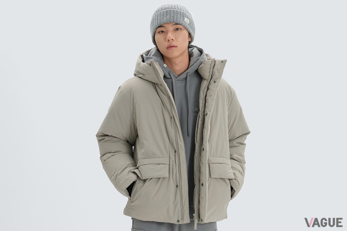City Camper Hood Heavy Down Jacket「ベージュグレー」