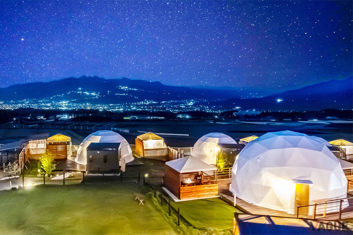 雄大な夜景・満天の星空を望む絶景