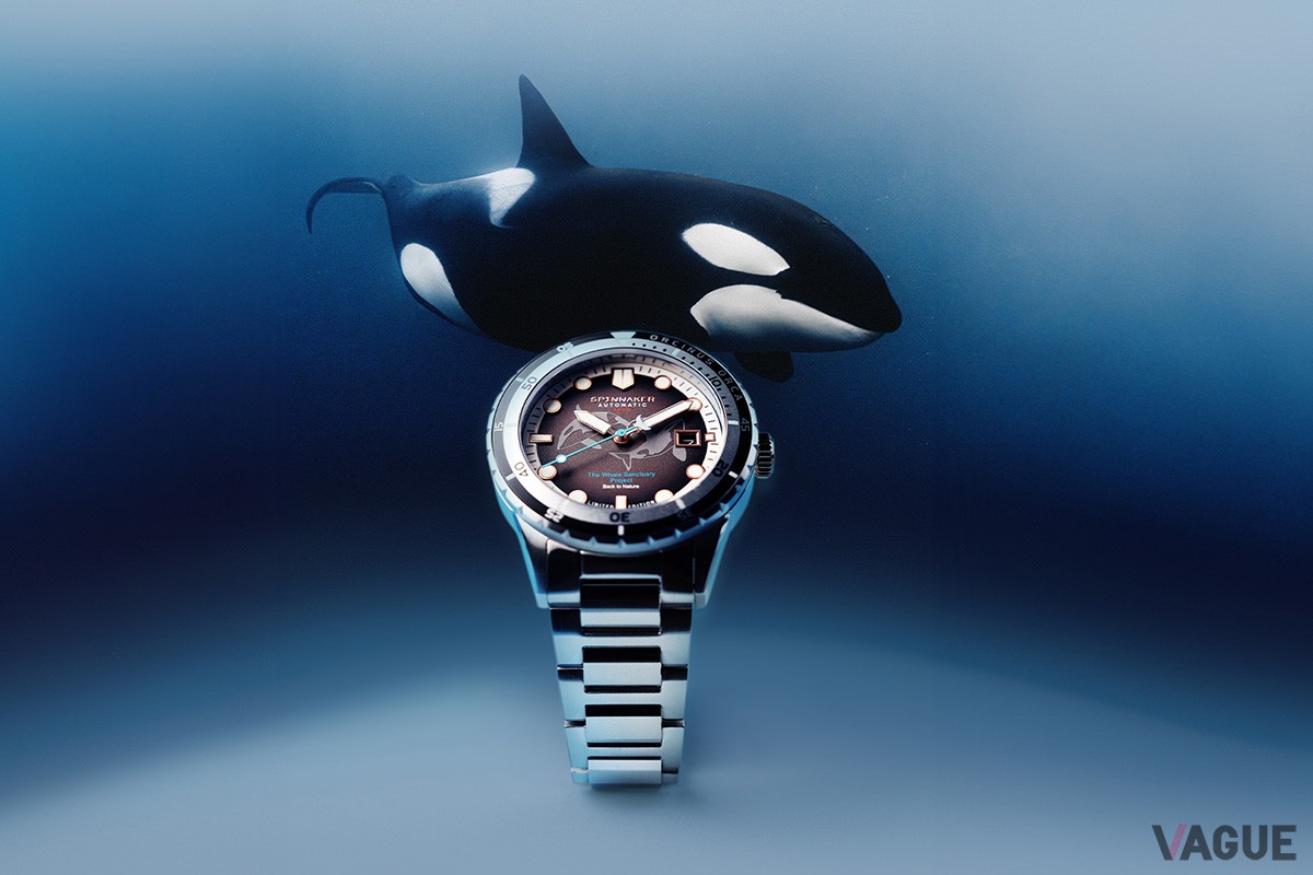 オルカモデル「ORCINUS ORCA（オルキヌス オルカ）」。ブラックのアクセントで黒い体表を思わせる