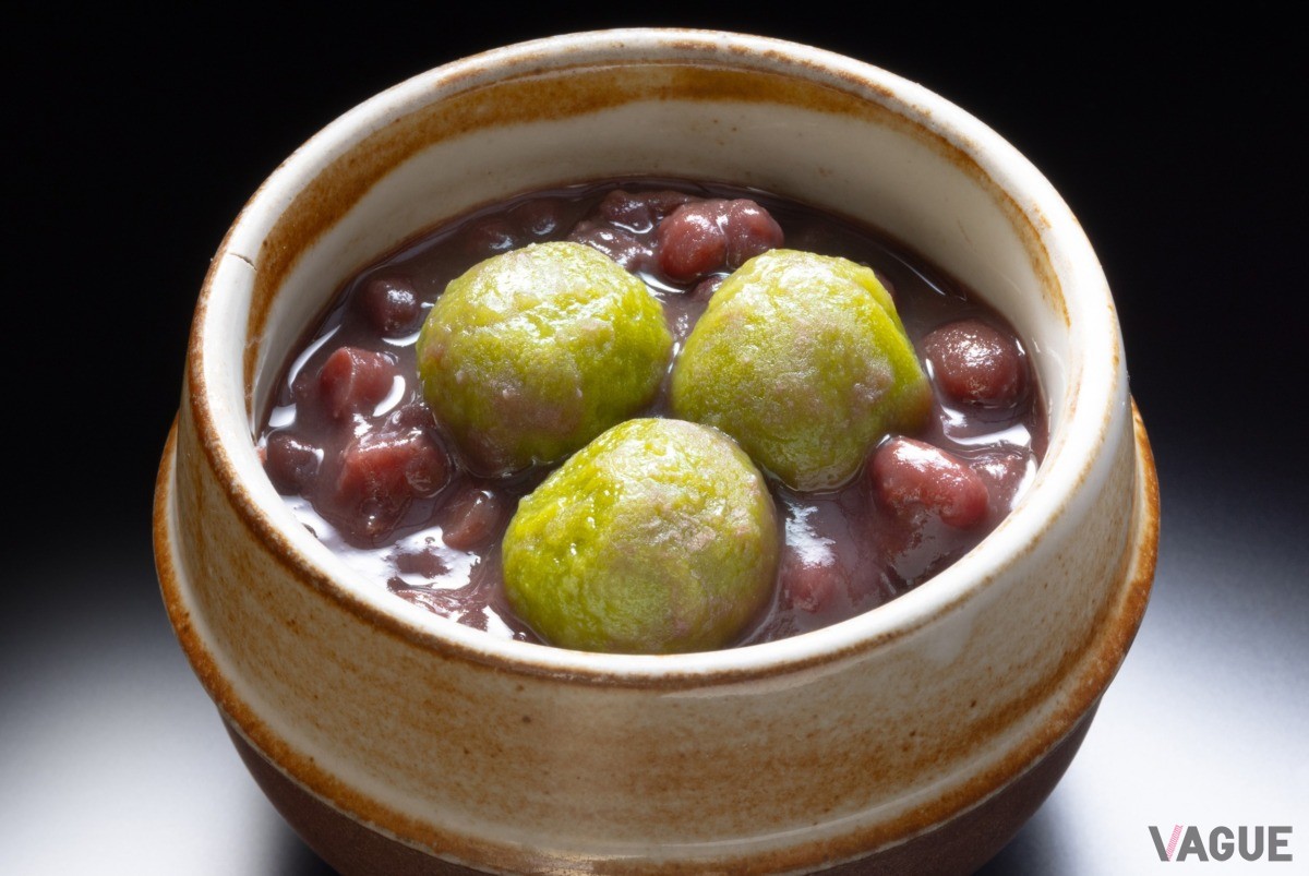 お休み前のぜんざい