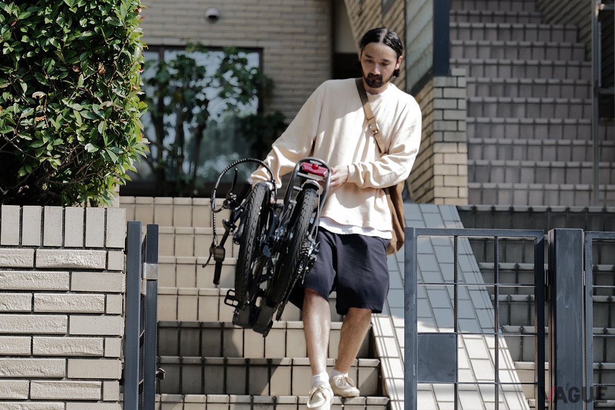 折りたたむことで、都市部の限られたスペースでも保管場所に困らない