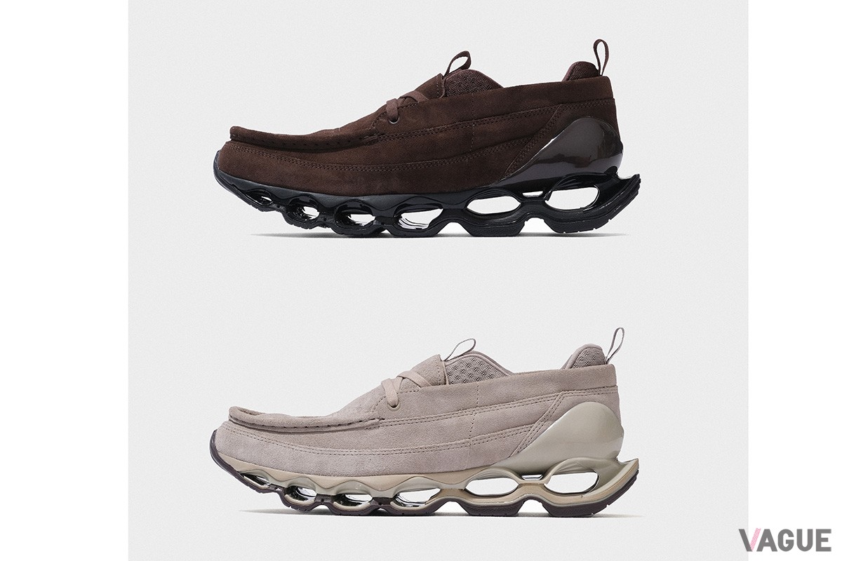 1980~1990年代初頭のランニングシューズ“SKY MEDAL”同様にシュータンと履き口を一体化させフィット感を高めている