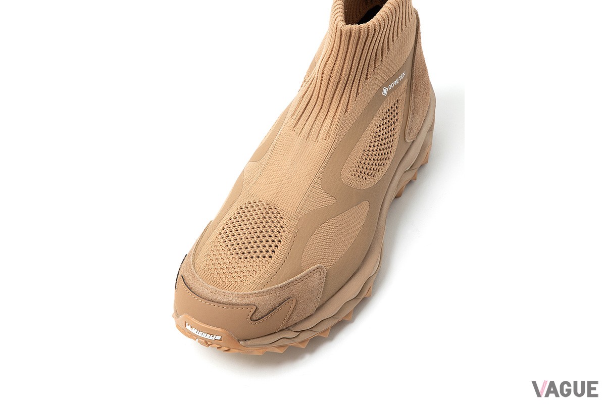 ミズノとnonnativeのコラボレーションモデル第3弾「WAVE MUJIN TL MID GTX nonnative」の新色カラーCOGNAC（コニャック）
