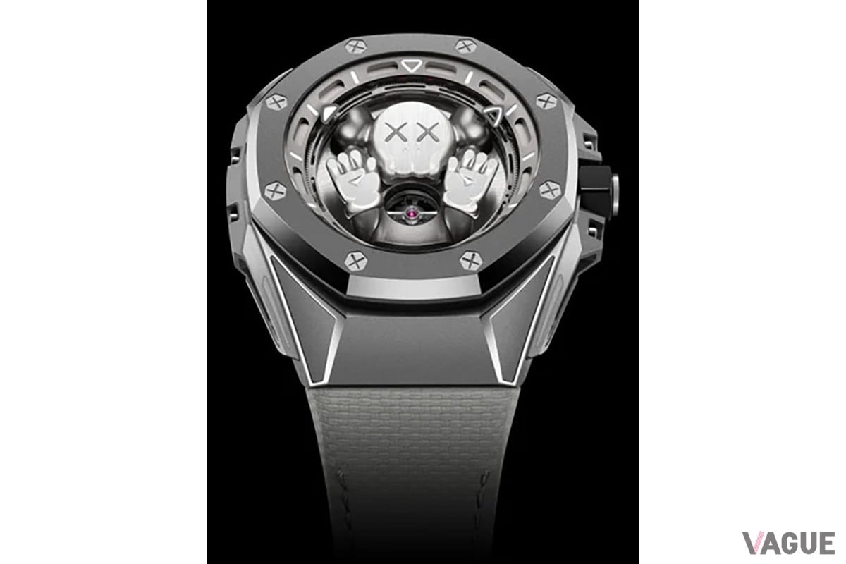 ムーブメントはこのユニークなデザインをいつでも眺められるように開発された、ペリフェラル式時・分表示を採用した新キャリバー2979を搭載