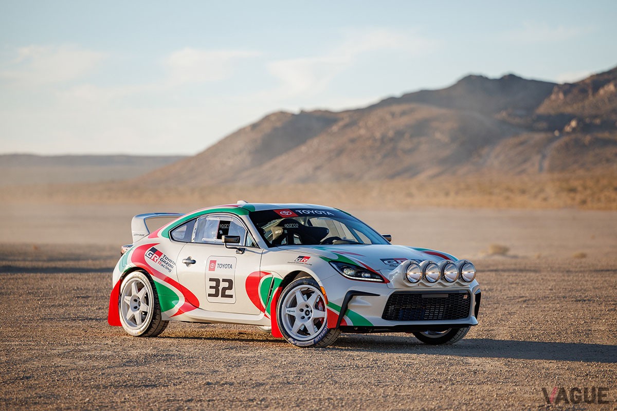 北米トヨタが「SEMAショー2024」で実車を公開した「GR86ラリー レガシー コンセプト」