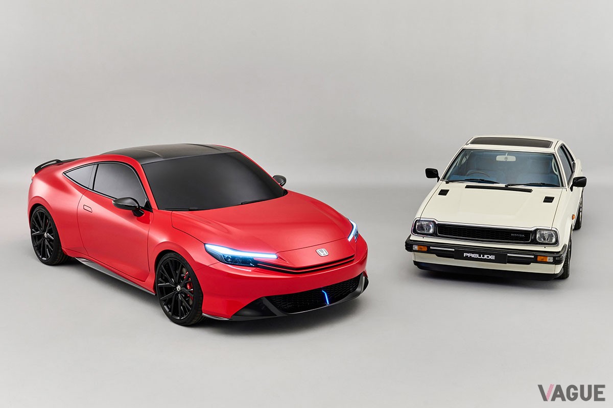 ホンダ「プレリュード・コンセプト」と初代「プレリュード」
