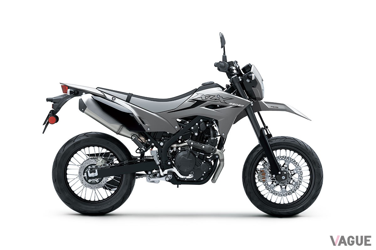 2025年1月13日に発売されることが決定したカワサキの新世代“スーパーモト”「KLX230SM」