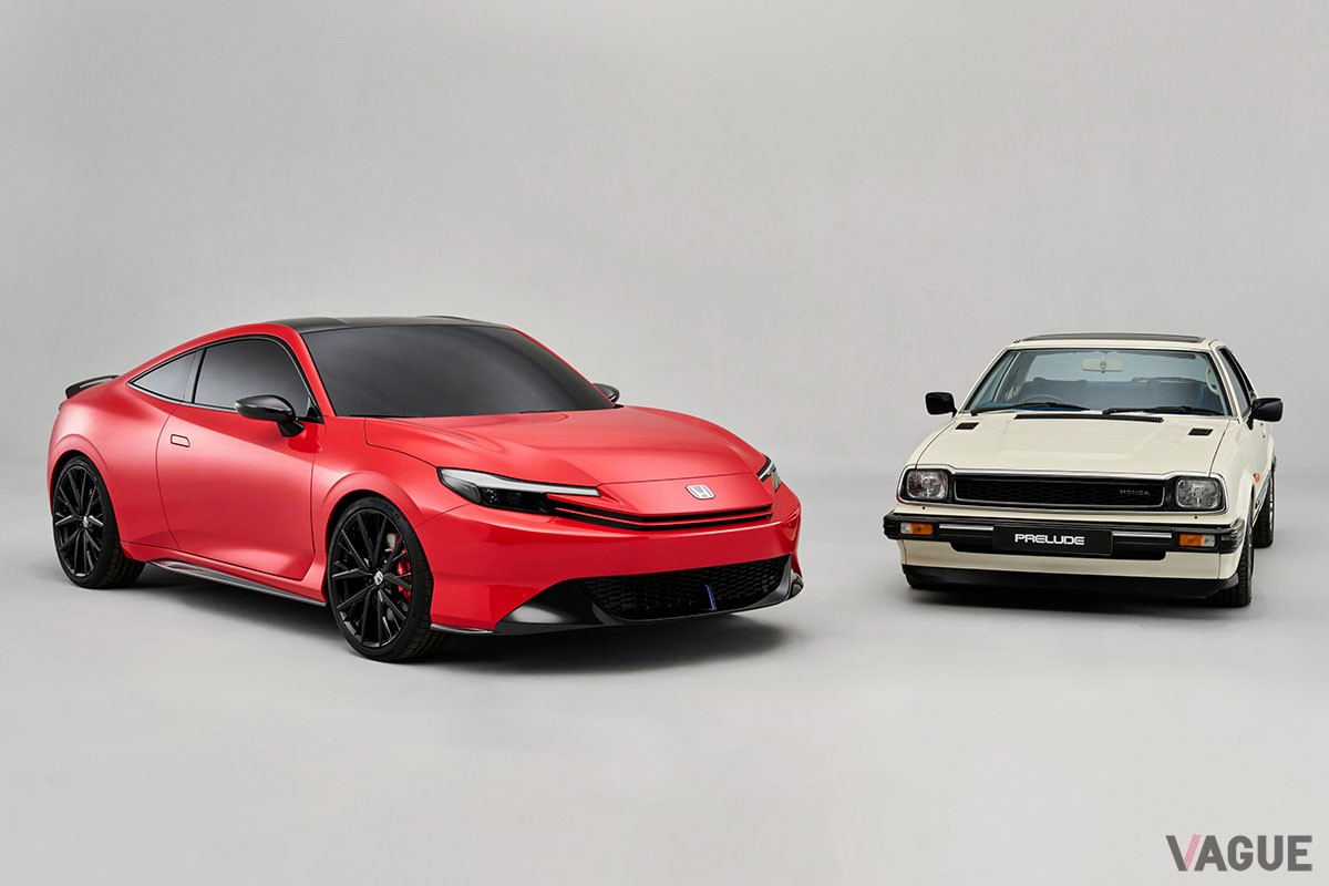 ホンダ「プレリュード・コンセプト」と初代「プレリュード」