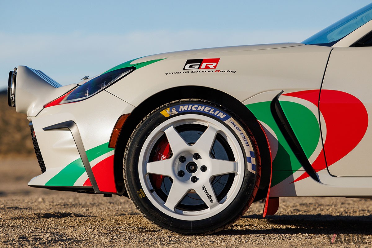 北米トヨタが「SEMAショー2024」で実車を公開した「GR86ラリー レガシー コンセプト」