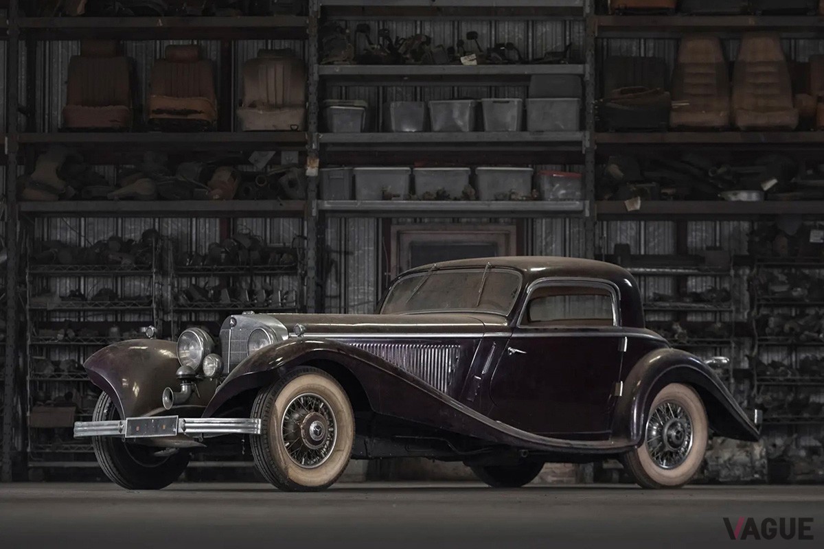 同オークションに出品された1935年式のメルセデス・ベンツ「500K スペシャルクーペ」（C）RM Sotheby’s