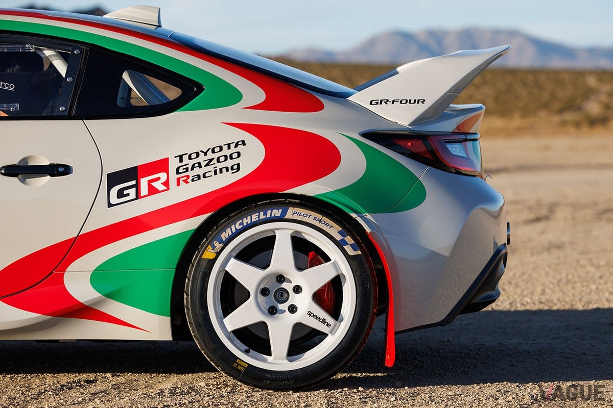 北米トヨタが「SEMAショー2024」で実車を公開した「GR86ラリー レガシー コンセプト」