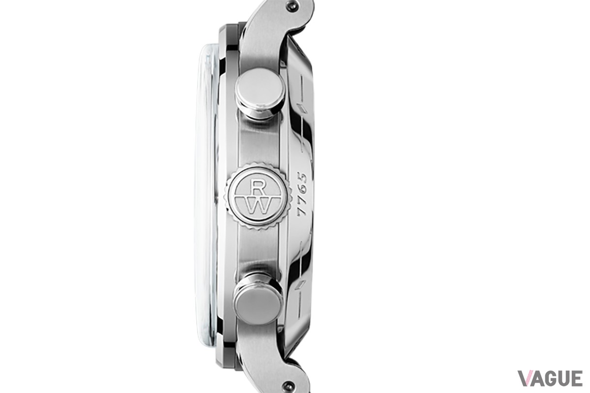 「レイモンド ウェイル ミレジム クロノグラフ」ブルー×ブレスレット（品番：7765-ST-50651　61万6000円、消費税込）