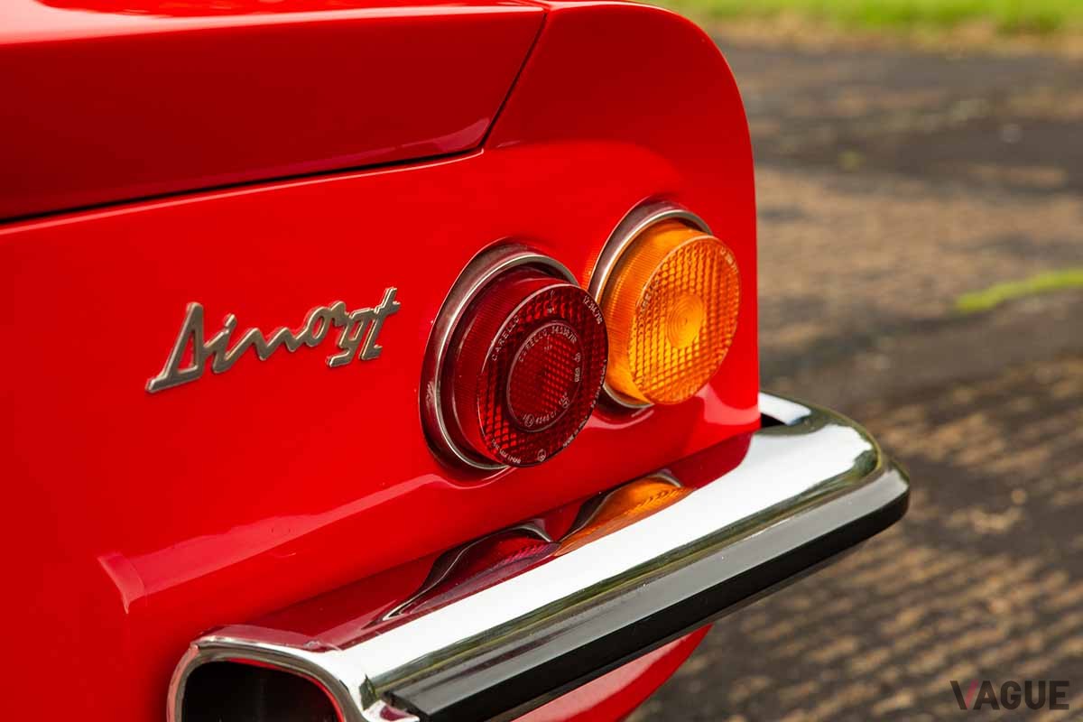 オークションに登場した1973年式フェラーリ「ディノ246GTS」Tom Gidden(c)2024 Courtesy of RM Sotheby's