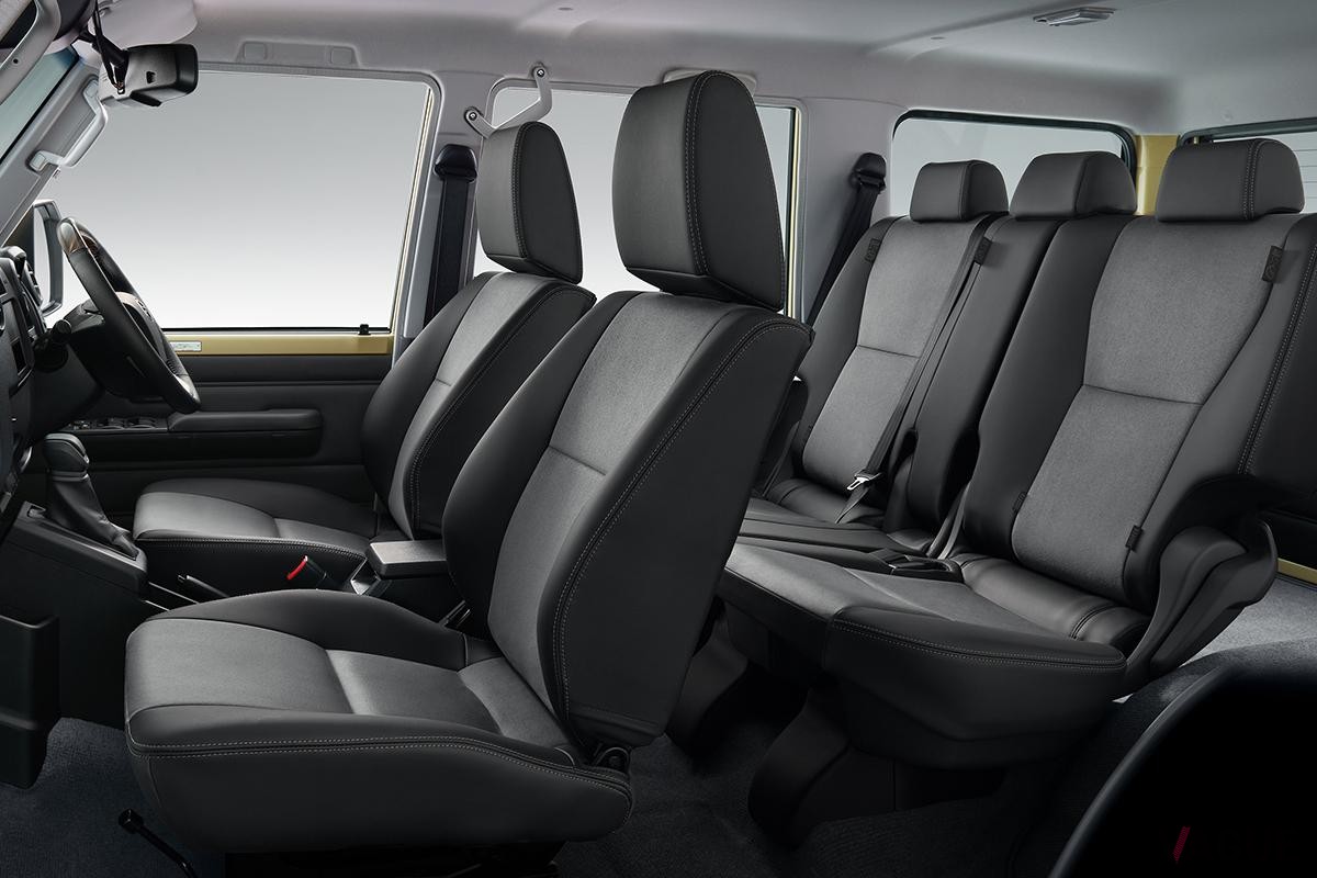 2023年11月に再再販されたトヨタ新「ランドクルーザー70」のインテリア