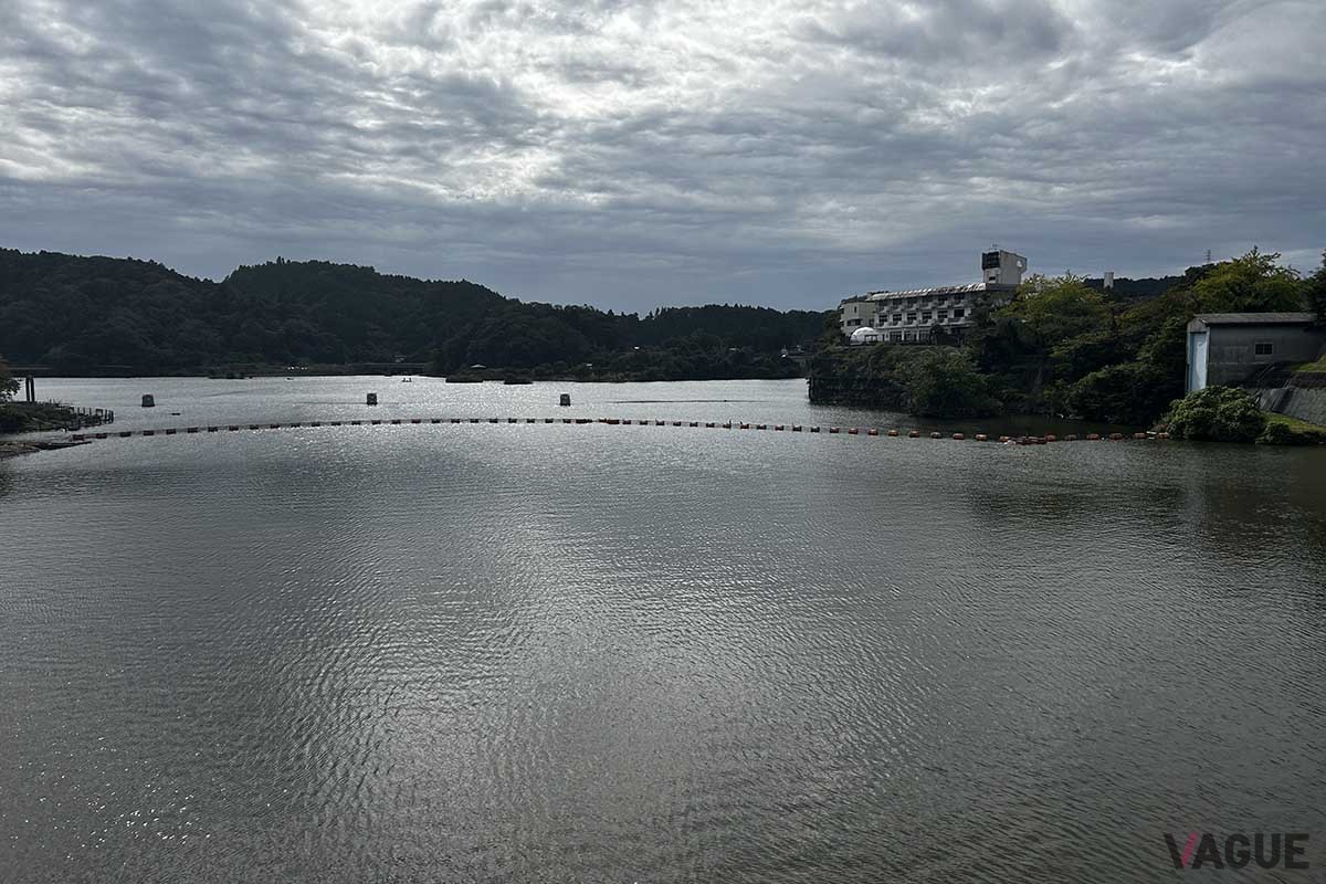 JR久留里線 上総亀山駅の近くにある、亀山湖