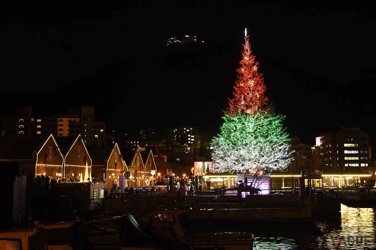 2024年11月30日から12月25日まで開催される「2024はこだてクリスマスファンタジー」の様子