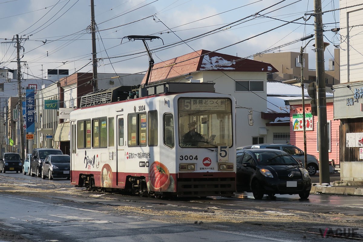 冬の函館市の風景