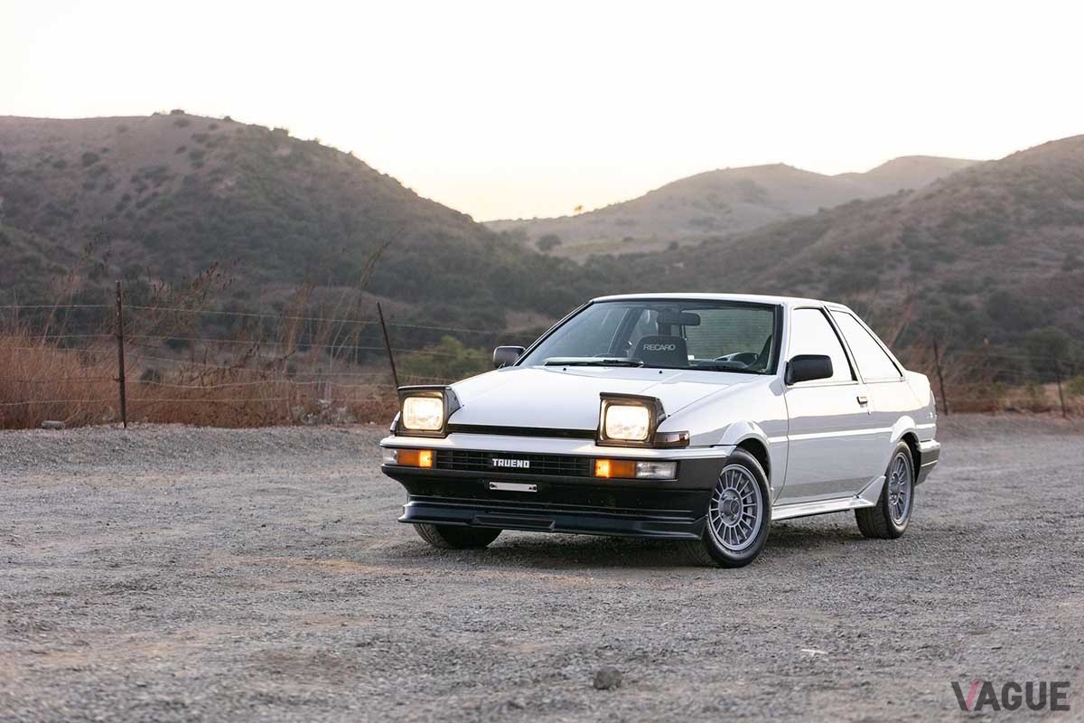 海外オークションサイトに登場した1987年式トヨタ「スプリンタートレノ」