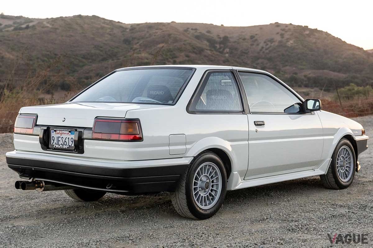 海外オークションサイトに登場した1987年式トヨタ「スプリンタートレノ」