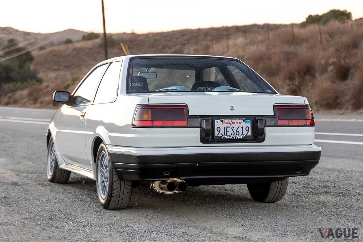 海外オークションサイトに登場した1987年式トヨタ「スプリンタートレノ」