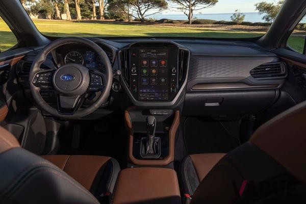 米国で世界初公開されたスバル新型「フォレスター」のインテリア