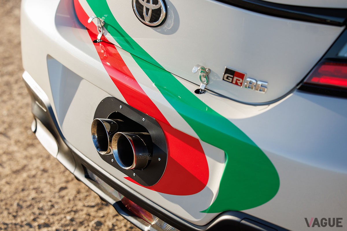 北米トヨタが「SEMAショー2024」で実車を公開した「GR86ラリー レガシー コンセプト」