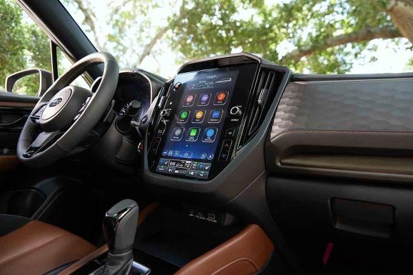 米国で世界初公開されたスバル新型「フォレスター」のインテリア