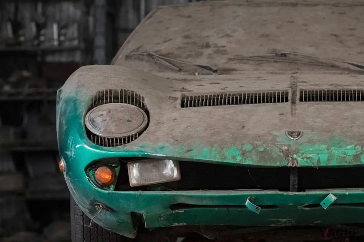 1968年式のランボルギーニ「ミウラ P400」。RMサザビーズが“本物”とのお墨つきを与えた1台（C）RM Sotheby’s