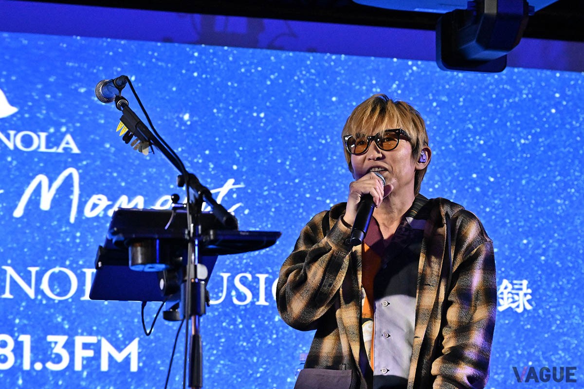 J-WAVE STEP ONE「CAMPANOLA MUSIC＋1」公開収録に登場したスガシカオさん。会場について「すごくかっこいいステージ、ロマンティックな空間でよいですね」とコメント