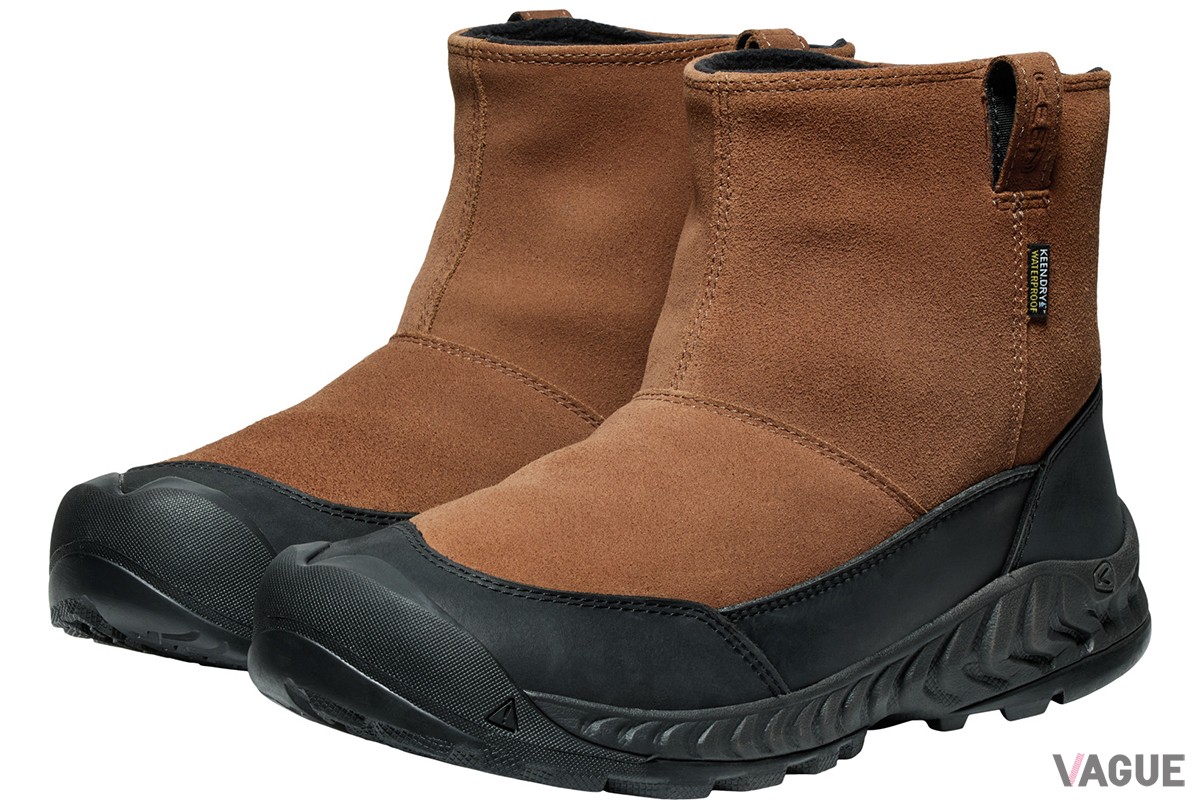 「HOOD NXIS PULL ON LEA WP」Bison／Dark Earth