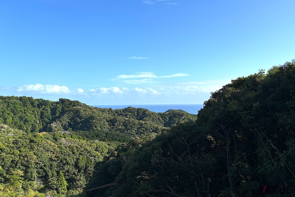 海と山の自然立地