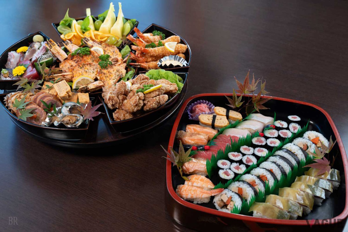 皿鉢(さわち)料理【回転台】／お寿司盛り合わせ